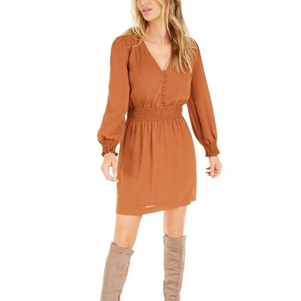 Tilley x Bar III Smocked-Waist Dress